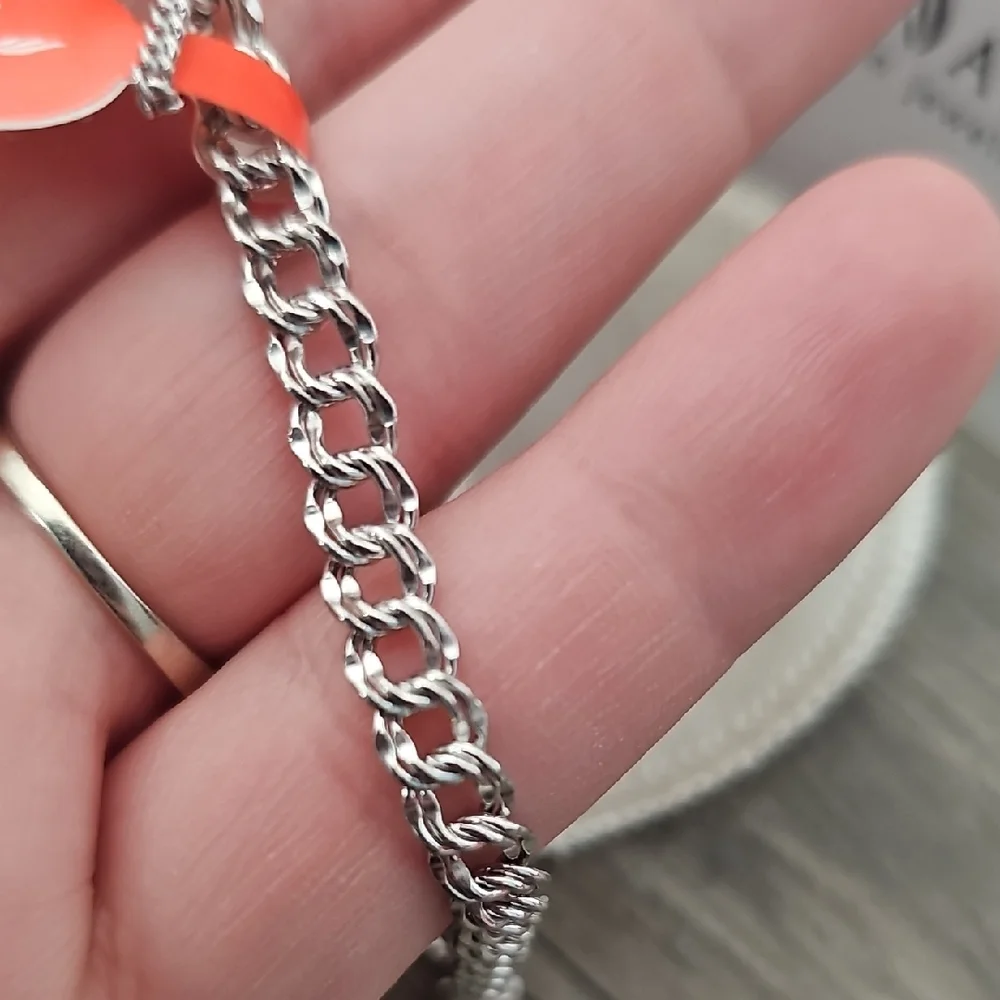 James Avery Sterling Silver Curb Link Bracelet - Picture 2 of 4